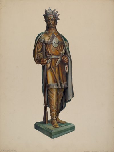 Sikarikauppa Intialainen, c. 1938. tekijältä Walter Hochstrasser
