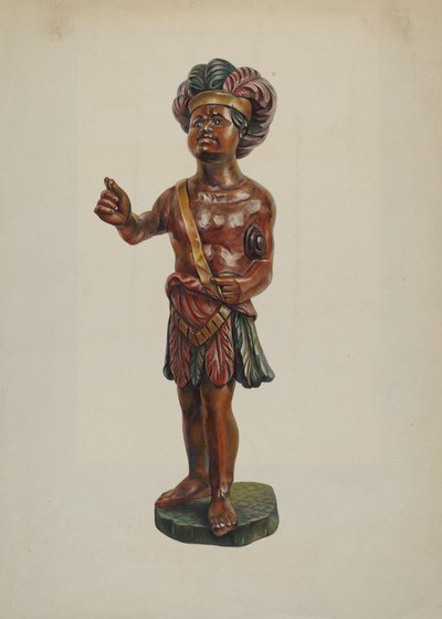 Sikarikauppa Intialainen, c. 1940. tekijältä Walter Hochstrasser