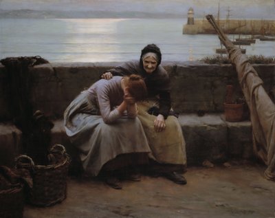 Aamu ei koskaan kulunut iltaan, mutta sydän särkyi, 1894. tekijältä Walter Langley