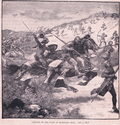 Scots of the Scots Homildon Hillissä 1402 jKr tekijältä Walter Paget