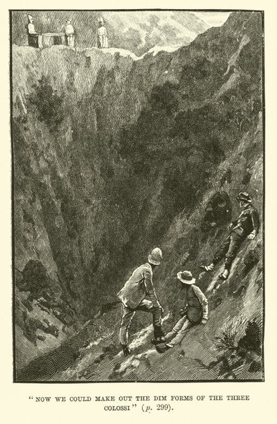 H Rider Haggardin kuvitus King Solomons Minesille tekijältä Walter Paget