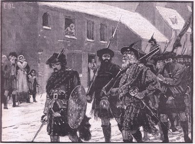 Ylämaalaisten vetäytyminen jKr. 1716 tekijältä Walter Paget