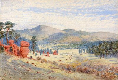 Monument Parkissa, Coloradossa, 1874. tekijältä Walter Paris