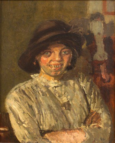 Kana, n. 1914 (Öljy kankaalle) tekijältä Walter Richard Sickert