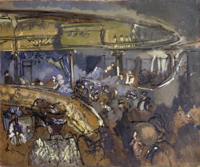 Eldorado, Pariisi (öljyä kankaalle) tekijältä Walter Richard Sickert