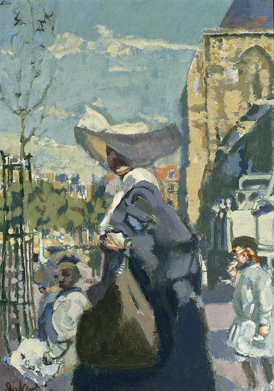 Hyvä sisar, n. 1931 (öljy kankaalle) tekijältä Walter Richard Sickert