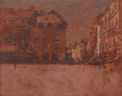 La Grande Rue, Dieppe (öljy kankaalle) tekijältä Walter Richard Sickert