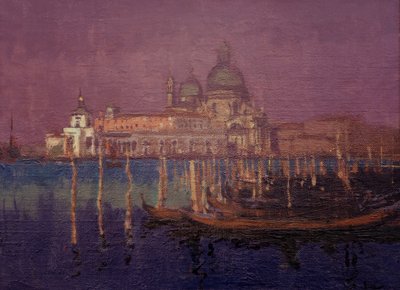 Nocturne, Dogana ja Santa Maria della Salute tekijältä Walter Richard Sickert