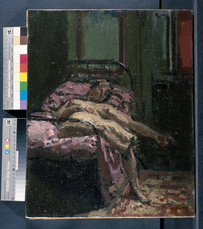 Alaston sängyllä tekijältä Walter Richard Sickert