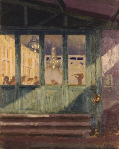 O Rakkauden yö (öljy kankaalle) tekijältä Walter Richard Sickert