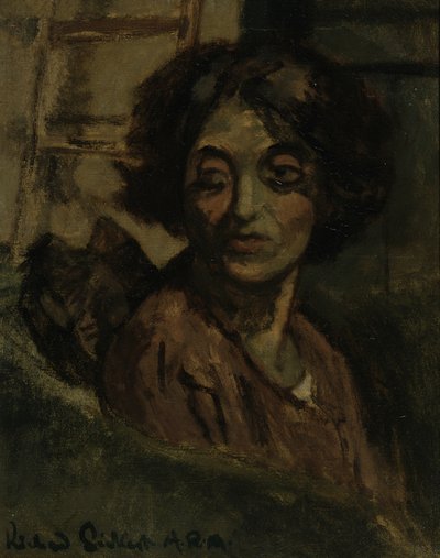 Naisen muotokuva - Therese Lessore, n. 1927 tekijältä Walter Richard Sickert
