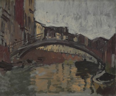 San Trovaso, Venetsia, noin 1904 tekijältä Walter Richard Sickert