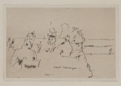 Scheveningen, Kaffeeklatsch (Jurut) tekijältä Walter Richard Sickert