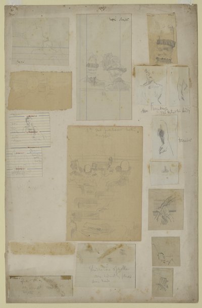 Useita tutkimuksia (kynä paperille) tekijältä Walter Richard Sickert
