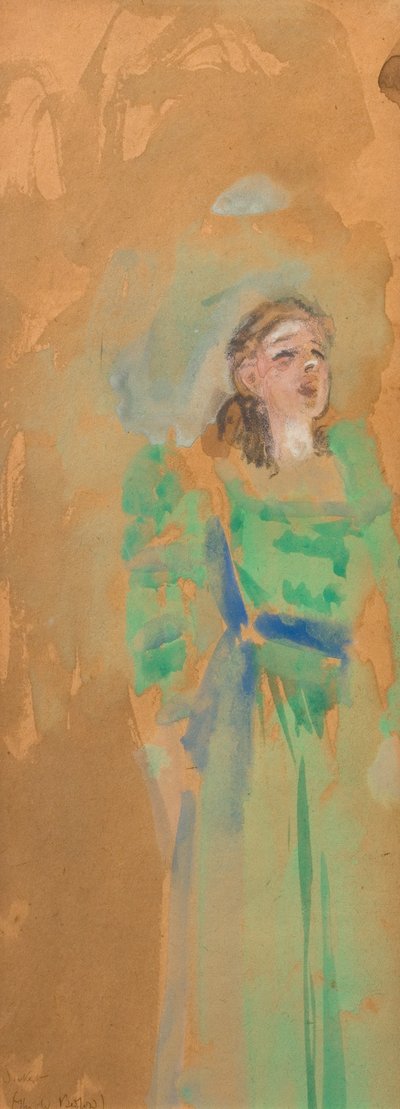 Laulaja Old Bedfordissa tekijältä Walter Richard Sickert