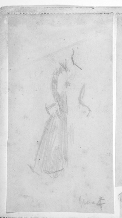 Luonnos naishahmosta tekijältä Walter Richard Sickert