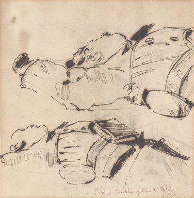 Tutkimus "Kuningas Albert Valmiina sotilaat" tekijältä Walter Richard Sickert