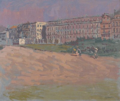 Hotel Royal, Dieppe, noin 1900-01 (öljy kankaalle). tekijältä Walter Richard Sickert
