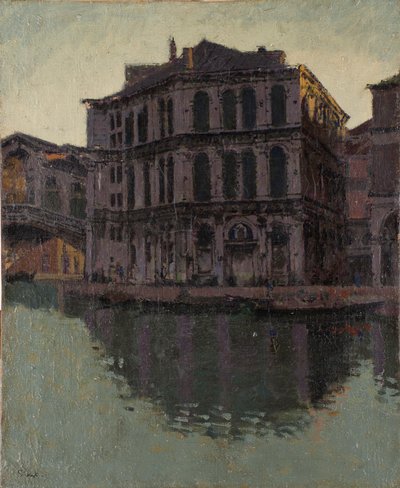 "Rialton silta ja Palazzo dei Camerlenghi", 1902-04 tekijältä Walter Richard Sickert