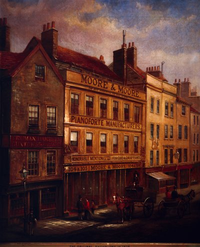 Bishopsgate, Lontoo, 1871, 1872 tekijältä Walter Riddle