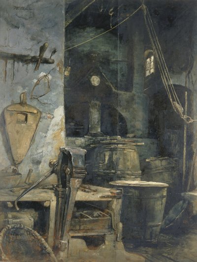 Bell Foundry, Saksa, n. 1874. tekijältä Walter Shirlaw