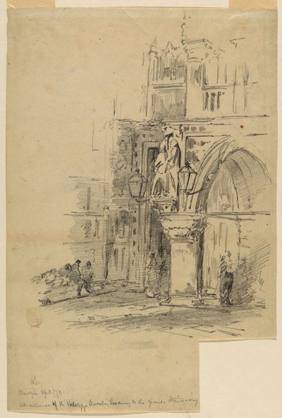 Porta della Carta, Palazzo Ducale, Venetsia tekijältä Walter Shirlaw