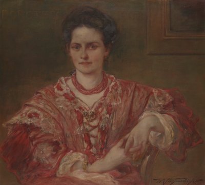 Dorothea A. Dreierin muotokuva (1870 tekijältä Walter Shirlaw
