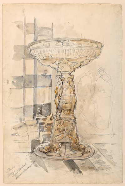 Study of Basin, Sienan katedraali tekijältä Walter Shirlaw