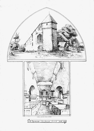 St. James, Bicknor, Kent, 1858. tekijältä Walter Smith