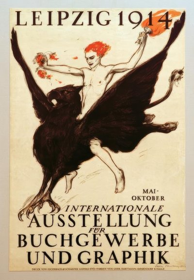 Leipzig 1914, kansainvälinen kirjakaupan ja grafiikan näyttely tekijältä Walter Tiemann
