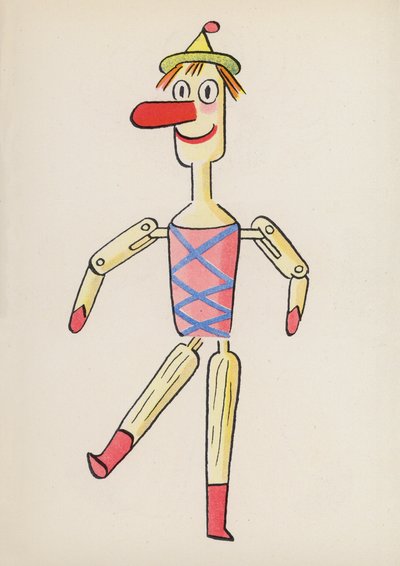 Lukuja lastenkirjoista: Pinocchio (värilitra) tekijältä Walter Trier