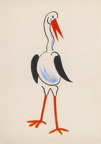 Yksi Walter Trierin hulluista ihmisistä (värilitografia). tekijältä Walter Trier