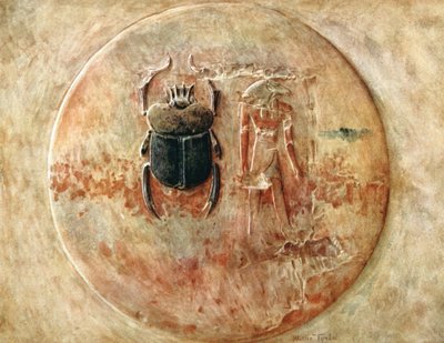 Scarab and Ra, Setin hauta, Egypti, 1910 tekijältä Walter Tyndale