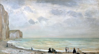 The Beach at Dover (öljy paneelissa) tekijältä Walter Westley Russell
