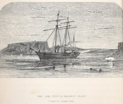 The Fox Leaving Beachey Island, 1859 tekijältä Walter William May