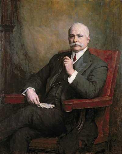 Sir Edward Hopkinson Holdenin (1848-1919) muotokuva, ensimmäinen paronetti 1911 tekijältä Walter William Ouless