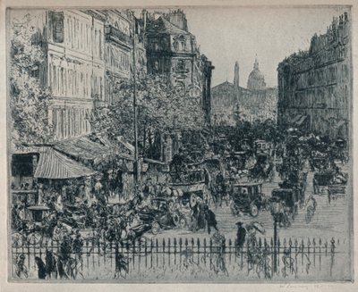 Rue Royale, Pariisi, 1913 tekijältä Walter Zeising