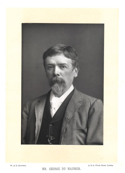 George Du Maurier, brittiläinen kirjailija ja taiteilija, 1895. tekijältä WandD Downey
