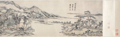 Vihreät huiput kirkkaalta taivaalta: Huang Gongwangin jälkeen, 1703-1708. tekijältä Wang Yuanqi