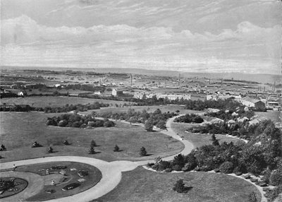 Barnsley Park and Town, 1896 tekijältä Warner Gothard