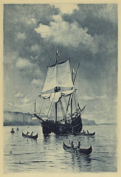 Hudsonin löytö (litho) tekijältä Warren Sheppard