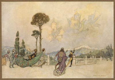 The Castles in the Air, elokuvasta The Dragon. tekijältä Warwick Goble