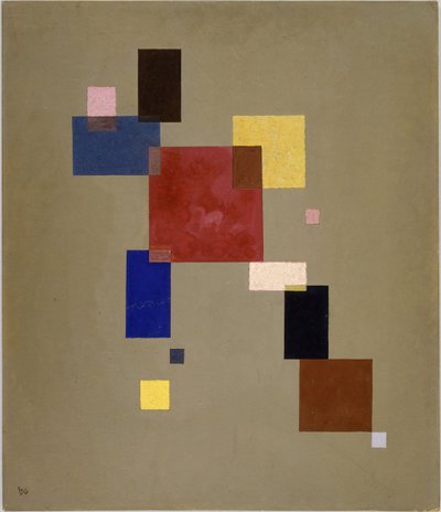 ""13 rechtecke"" (kolmetoista suorakulmiota) Vassily Kandinskyn (tai Wassily Kandinskyn tai Kandinskyjin) maalaus tekijältä Wassily Kandinsky