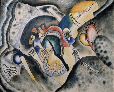 Musta aivohalvaus, 1920 tekijältä Wassily Kandinsky