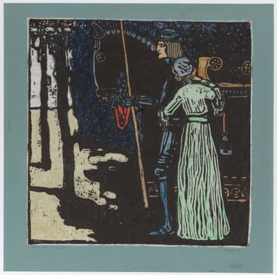 Jäähyväiset (laajennettu versio) (toinen versio) tekijältä Wassily Kandinsky