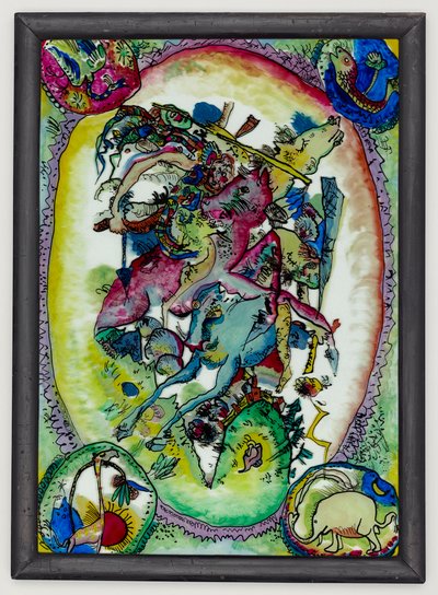 Apokalyptische Reiter II tekijältä Wassily Kandinsky