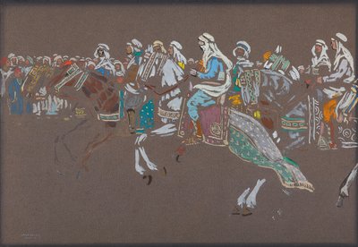 Arabien ratsuväki, 1905. tekijältä Wassily Kandinsky