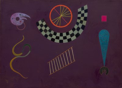 Bändi mit Karrees. 1944 tekijältä Wassily Kandinsky