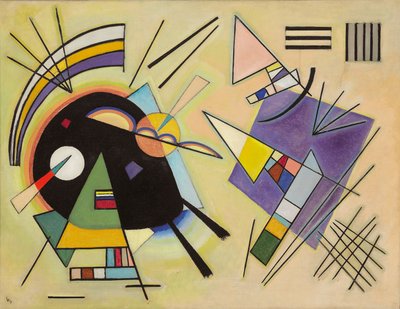 musta ja violetti; Musta ja violetti tekijältä Wassily Kandinsky