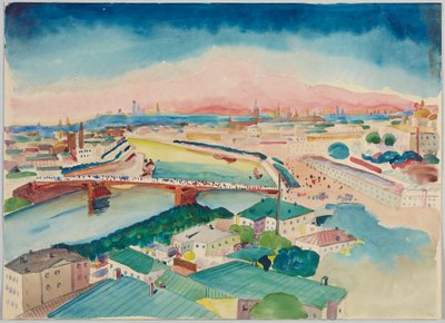 Näkymä Moskovaan tekijältä Wassily Kandinsky
